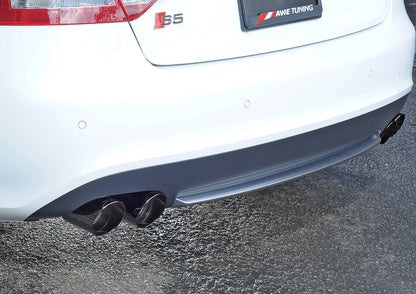 AWE Tuning Touring Edition Exhaust System for S5 Cabrio (Exhaust + Non-Resonated Downpipes) - Diamond Black Tips (3415-43040)