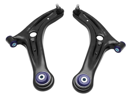 SuperPro 13-17 Ford Fiesta Complete Front Lower Control Arm Kit (Caster Increase)