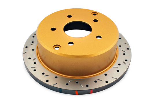 DBA 4000 Series Drilled and Slotted Rear Rotor | Pontiac GTO (04) (DBA4041XS)