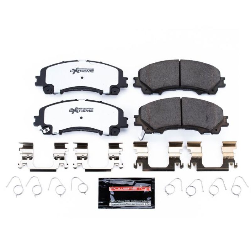PowerStop Z26 Extreme Street Brake Pads w/HW | Infiniti Q50 & Q60 (14-24,18-22) (Z26-1736/1393)