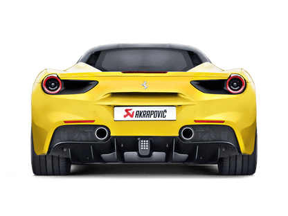 Akrapovic 16-17 Ferrari 488 GTB/488 Spyder Slip-On Line (Titanium) w/ Carbon Tips