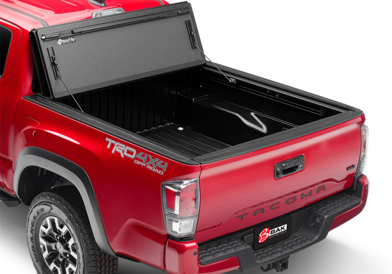 BAK 448427 BAKFlip MX4 Hard Folding Tonneau Cover for 2016-23 Toyota Tacoma 6'2"