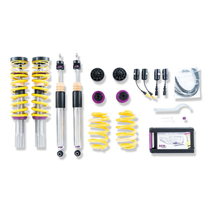 KW V3 Coilover Kit Bundle - Audi A5 (B9) Sportback; Quattro; with electronic damping control