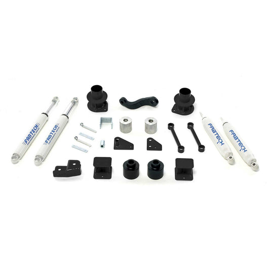 Fabtech 3" Basic Suspension System w/ Performance Shocks | Jeep JK 4WD (07-18) (K4037)
