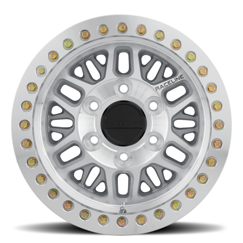 (set of 4) Raceline RT951 Ryno Machined Beadlock | 17x9" -38mm | 6x139.7mm Wheel