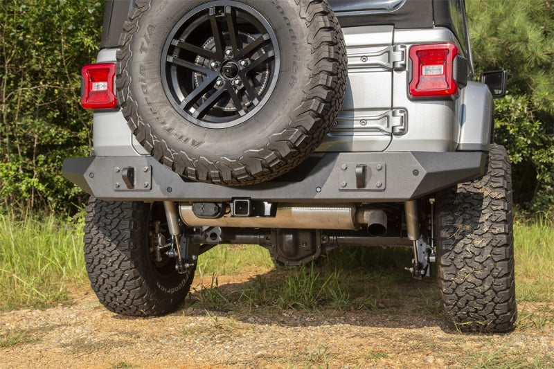 Rugged Ridge 11548.51 Spartan Rear Bumper for 18-24 Jeep Wrangler JL