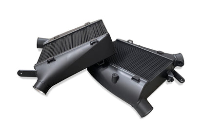 CSF Cooling 8194B Twin Intercooler Set Black for Audi C8 RS6/RS7