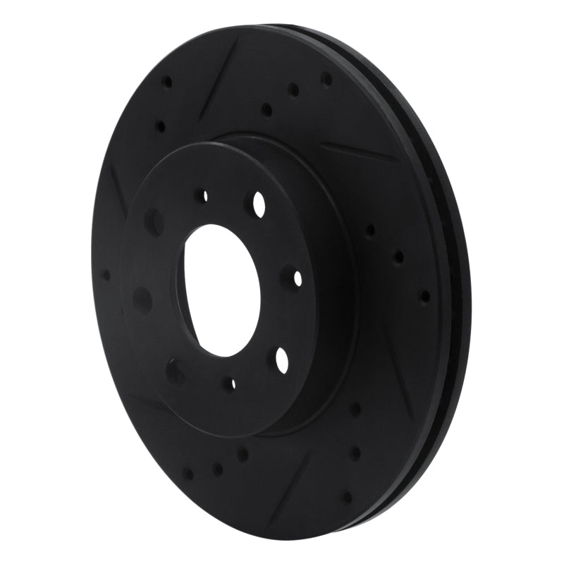 R1 Concepts Drilled & Slotted Front Brake Rotor | Honda Civic Wagon (83-05) (ECB-59018L)