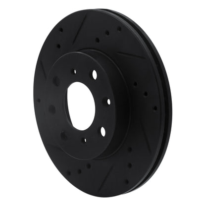 R1 Concepts Drilled & Slotted Front Brake Rotor | Honda Civic Wagon (83-05) (ECB-59018L)