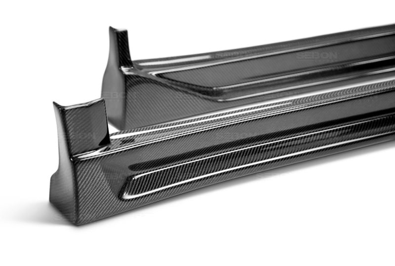 Seibon 04-05 Subaru WRX CW Carbon Fiber Side Skirts | Subaru WRX (04-05) (SS0405SBIMP-CW)