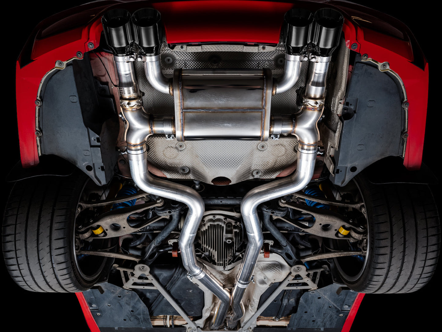 AWE Tuning AWE SwitchPath Catback Exhaust for BMW F8X M3/M4 - Diamond Black - 3025-43074