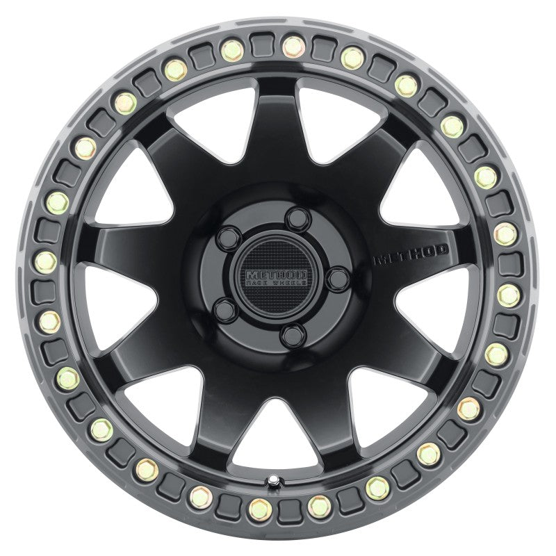 (set of 4) Method MR108 Beadlock Matte Black | 17x9" -44mm | 5x5in Wheel
