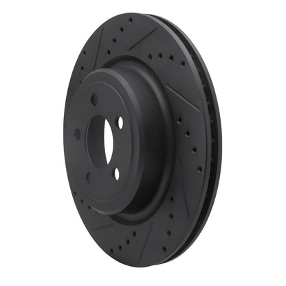 DFC D&S Black Brake Rotor (REAR LEFT): Dodge Charger (06-23)