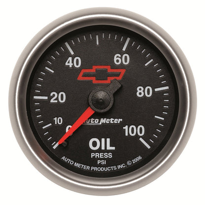 AutoMeter Sport-Comp II GM 52mm 0-100 PSI Mechanical Oil Pressure Gauge (3621-00406)