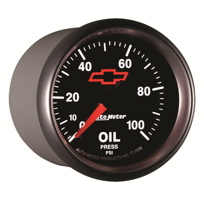 AutoMeter Sport-Comp II GM 52mm 0-100 PSI Mechanical Oil Pressure Gauge (3621-00406)