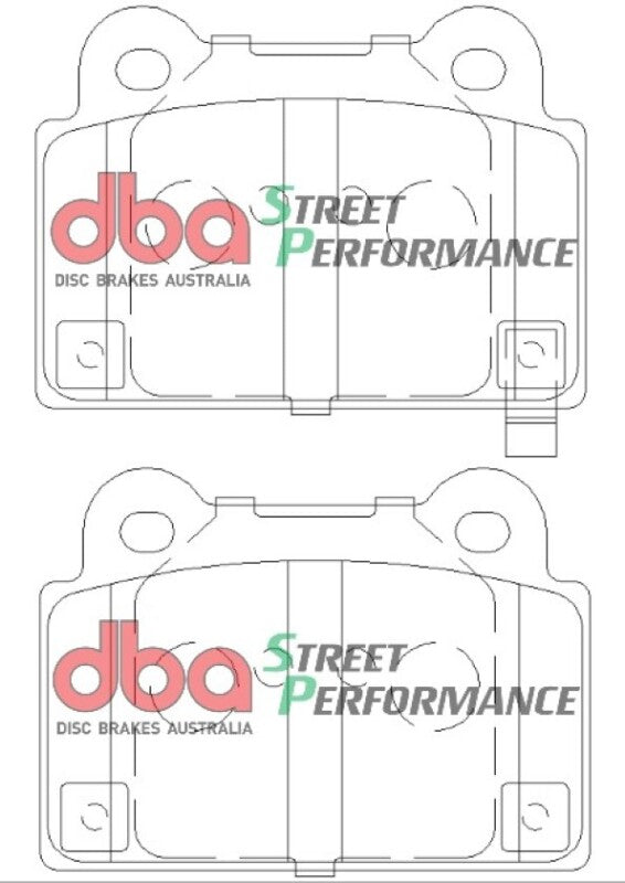 DBA Rear Street Performance Rear Brake Pads | Mitsubishi EVO SP500 (08-14) (DB2215SP)