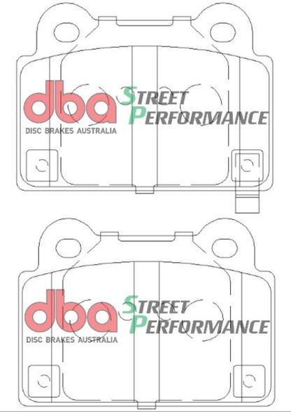 DBA Rear Street Performance Rear Brake Pads | Mitsubishi EVO SP500 (08-14) (DB2215SP)