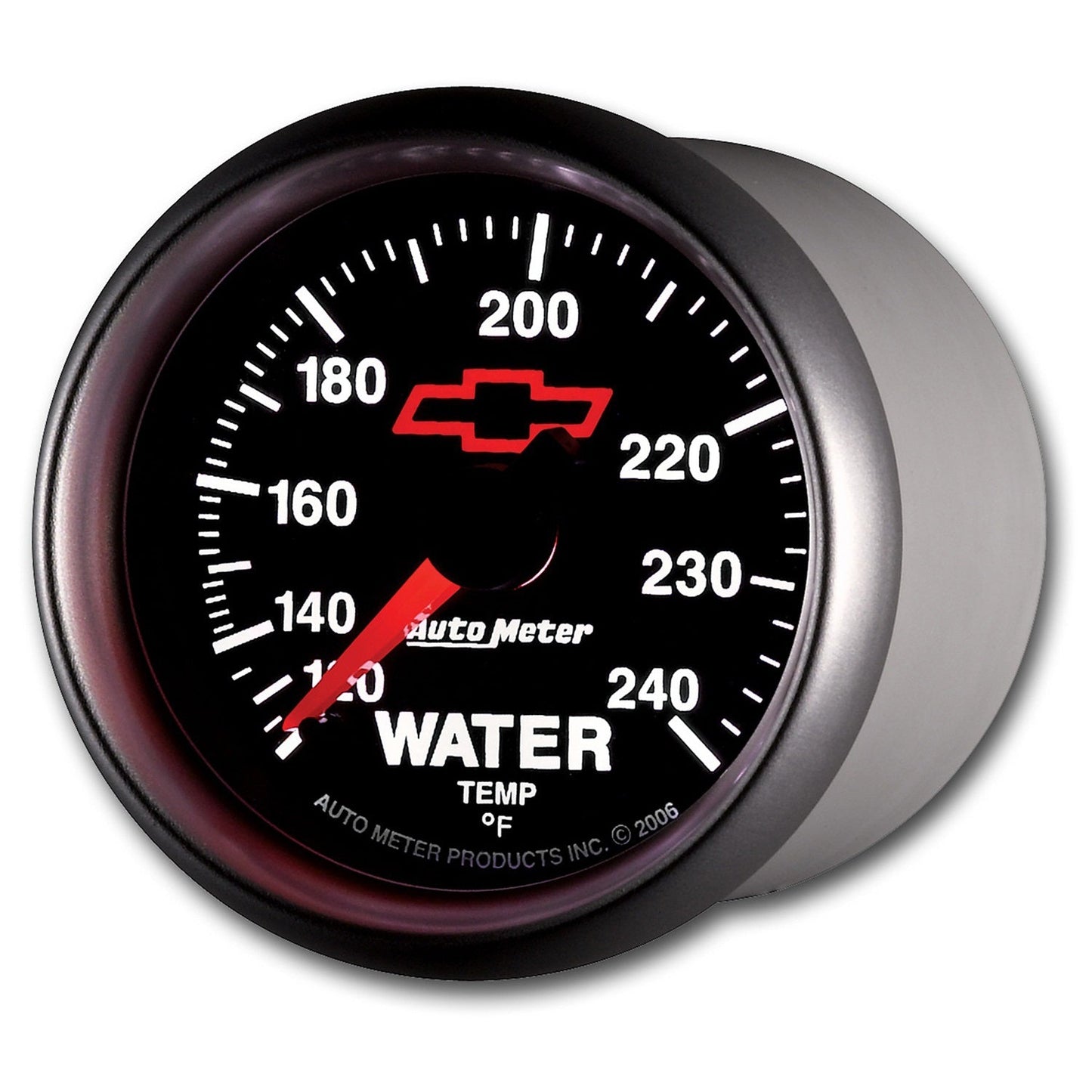 AutoMeter Sport-Comp II 2-1/16in 120-240 Deg Mechanical Water Temp Gauge - Bowtie Black (3632-00406)