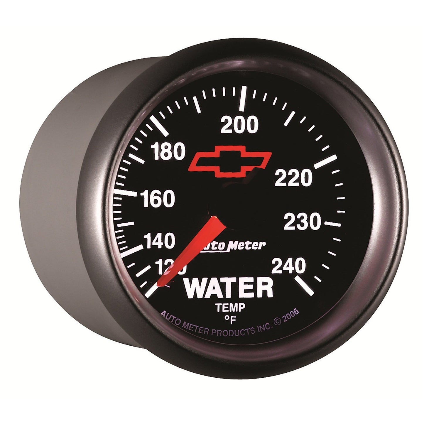 AutoMeter Sport-Comp II 2-1/16in 120-240 Deg Mechanical Water Temp Gauge - Bowtie Black (3632-00406)