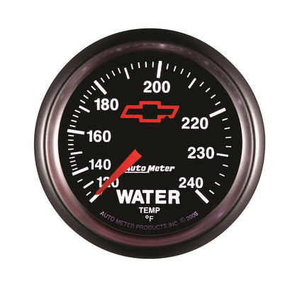 AutoMeter Sport-Comp II 2-1/16in 120-240 Deg Mechanical Water Temp Gauge - Bowtie Black (3632-00406)