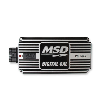 MSD 64253 Black, 6AL, Digital Ignition w/Rev Control - Black