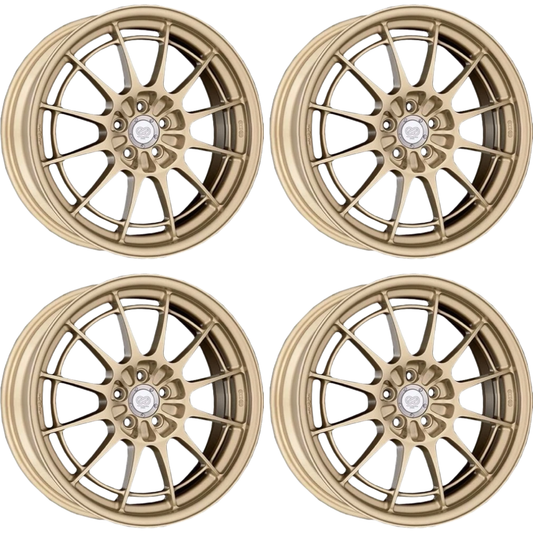 (set of 4) Enkei NT03+M Titanium Gold | 18x9.5" +40mm | 5x114.3mm Wheel