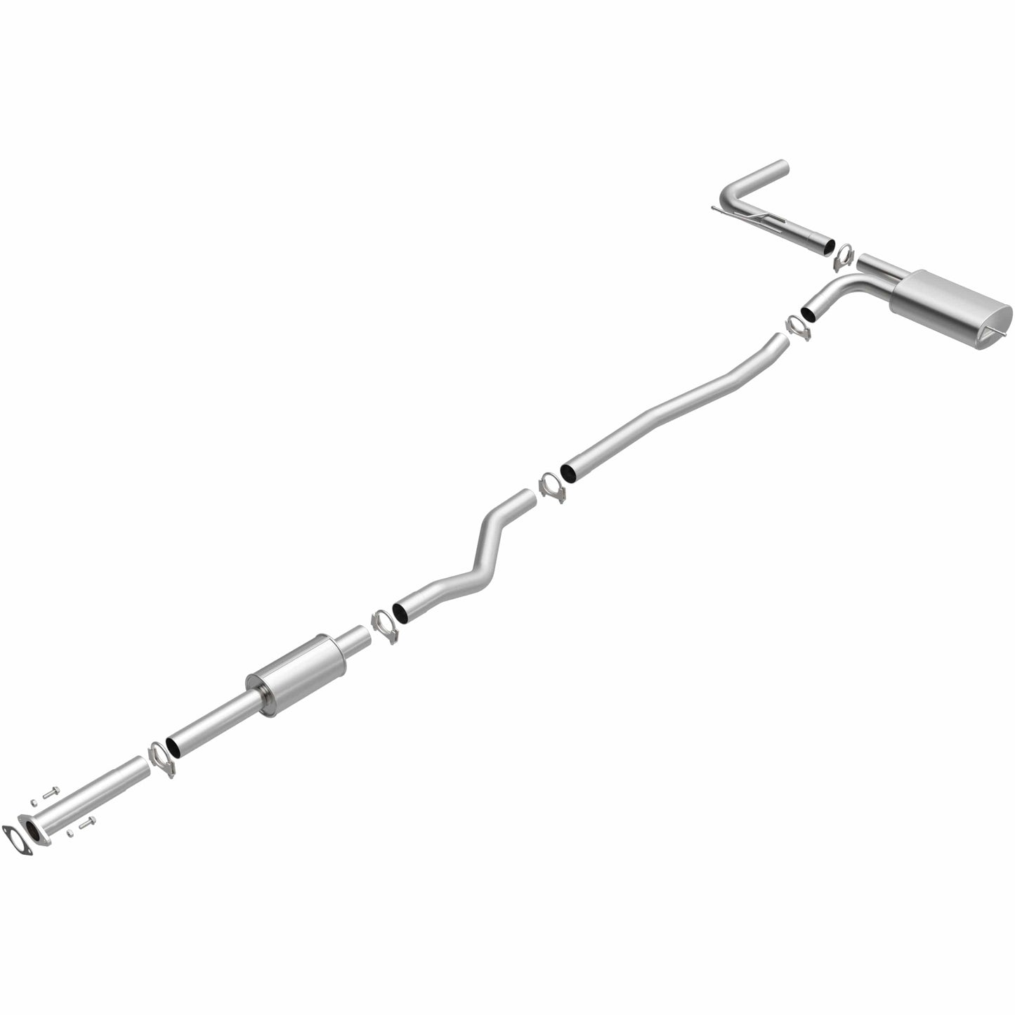 BRExhaust 2013-2017 Ford Fusion 2.5L Direct-Fit Replacement Exhaust System