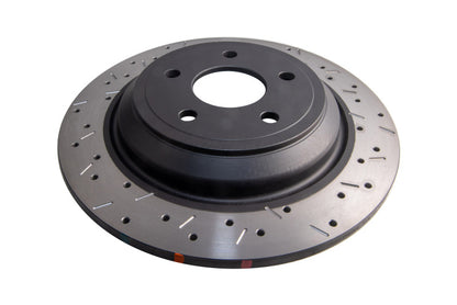 DBA Rear Drilled & Slotted 4000 Series XS Gold Rotor | Ford Focus RS (16-17) (DBA42969BLKXS)