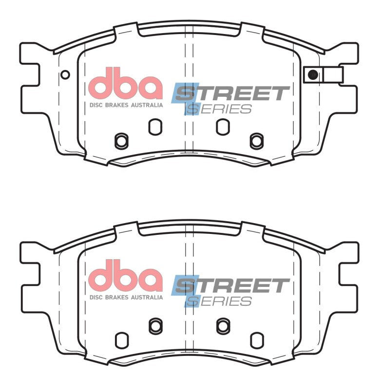 DBA Street Series Front Brake Pads | Hyundai Accent (06-07) (DB1787SS)