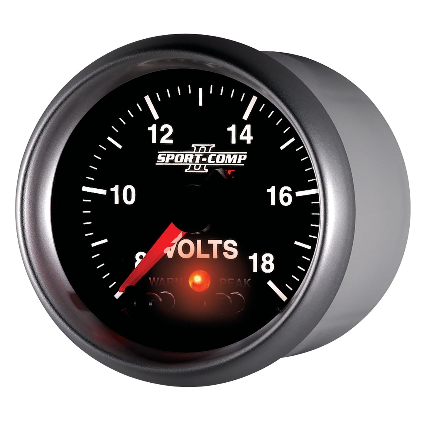 AutoMeter Sport-Comp II 2-1/16in Digital Voltometer Gauge - 18V (3683)