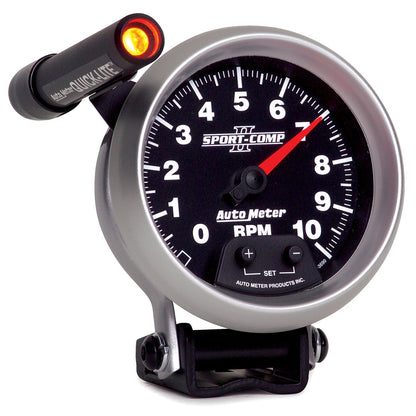 AutoMeter Sport-Comp II Quick Lite 3 3/4in 10K RPM Pedestal Tachometer (3690)