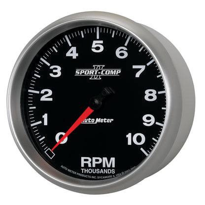 AutoMeter Sport-Comp II 5 inch 0-10000 RPM In Dash Tachometer (3698)