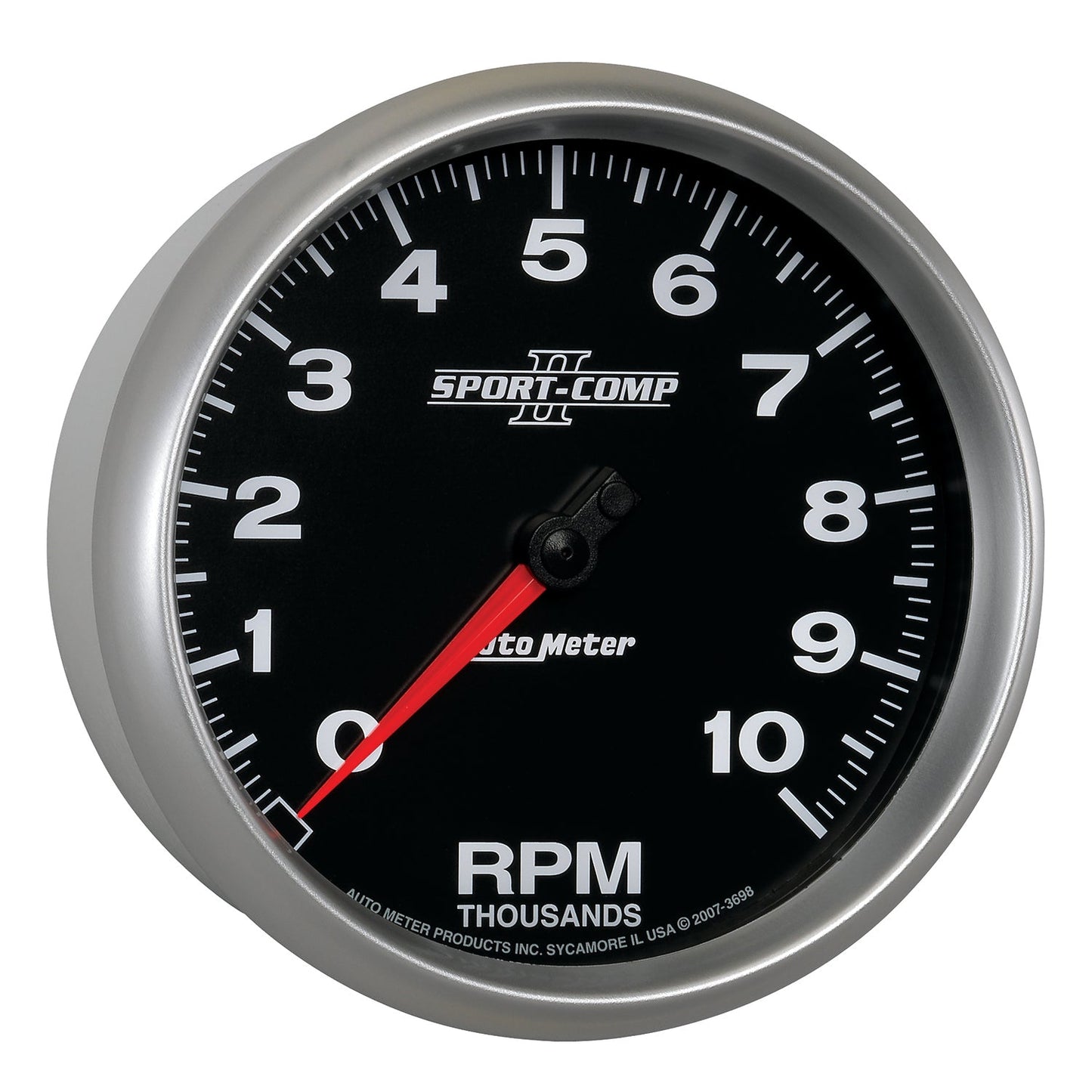 AutoMeter Sport-Comp II 5 inch 0-10000 RPM In Dash Tachometer (3698)