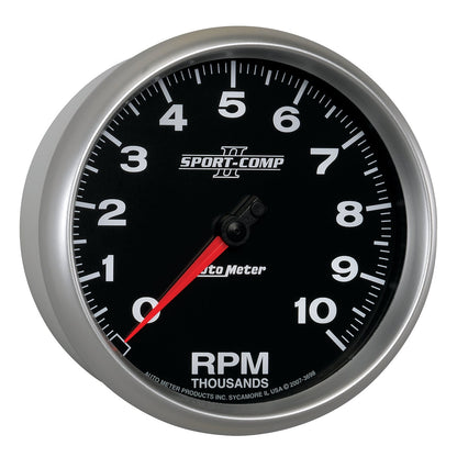 AutoMeter Sport-Comp II 5 inch 0-10000 RPM In Dash Tachometer (3698)
