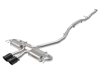 aFe Takeda 3in 304 SS Cat-Back Exhaust System w/Black Tips 17-20 Honda Civic Sport L4-1.5L (t)