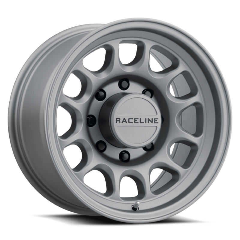 (set of 4) Raceline 958 Rogue Titanium | 16x8" +0mm | 6x139.7mm Wheel