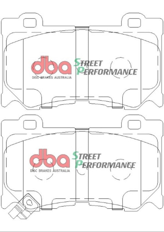 DBA Front Street Performance Brake Pads | Infiniti FX50 (09-13) (DB2400SP)