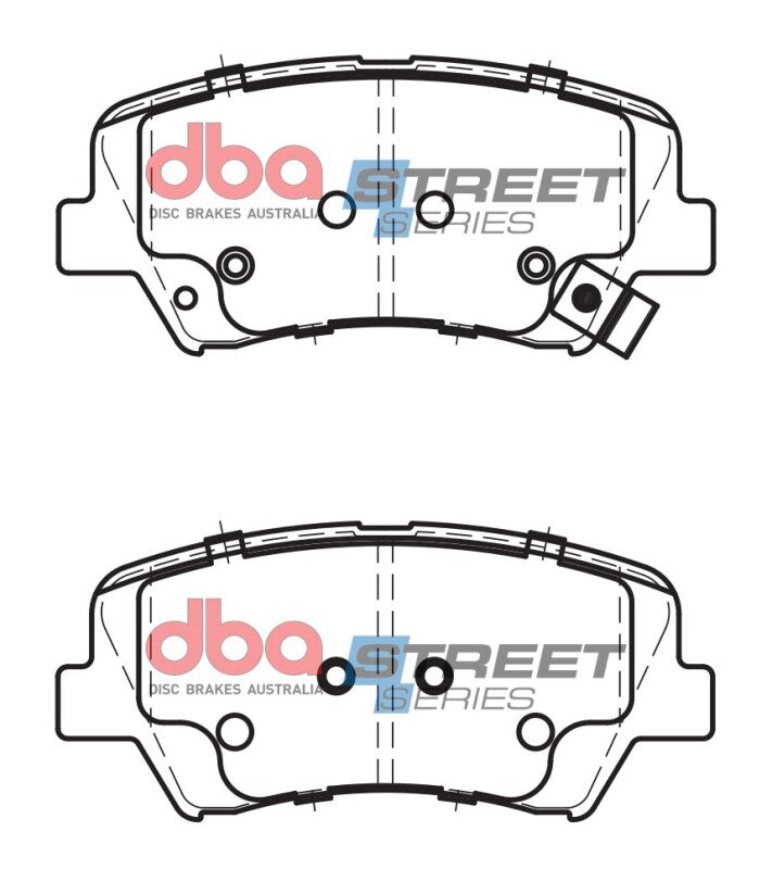 DBA Street Series Front Brake Pads | Hyundai Elantra Coupe (11-16) (DB2240SS)