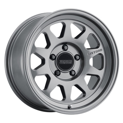 (set of 4) Method MR316 Gloss Titanium | 18x9" +18mm | 5x150mm Wheel
