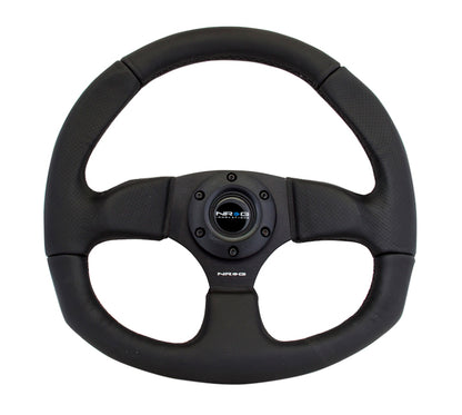 NRG FLAT BOTTOM STEERING WHEEL LEATHER