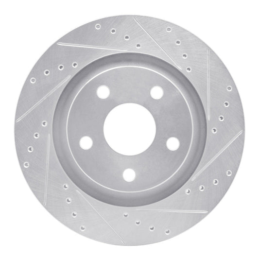 DFC D&S Brake Rotor (FRONT RIGHT): Jeep Wrangler 2.0L / 2.5L (12-18) - Silver