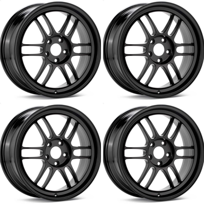 (set of 4) Enkei RPF1 Black | 18x9" +35mm | 5x114.3mm Wheel