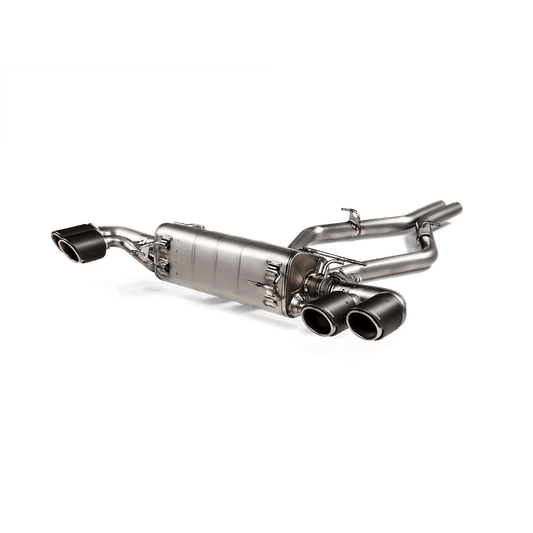 Akrapovic 2017+ Alfa Romeo Stelvio Quadrifoglio Slip-On Line (Titanium) w/Titanium/Carbon Fiber Tips