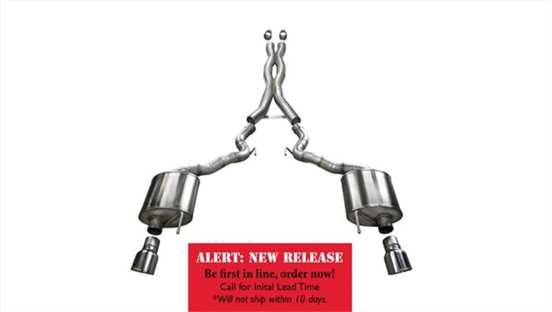 CORSA Xtreme, Sport 2.75in Cat-Back | Mustang GT 5.0L (15-17) (14341BLK)