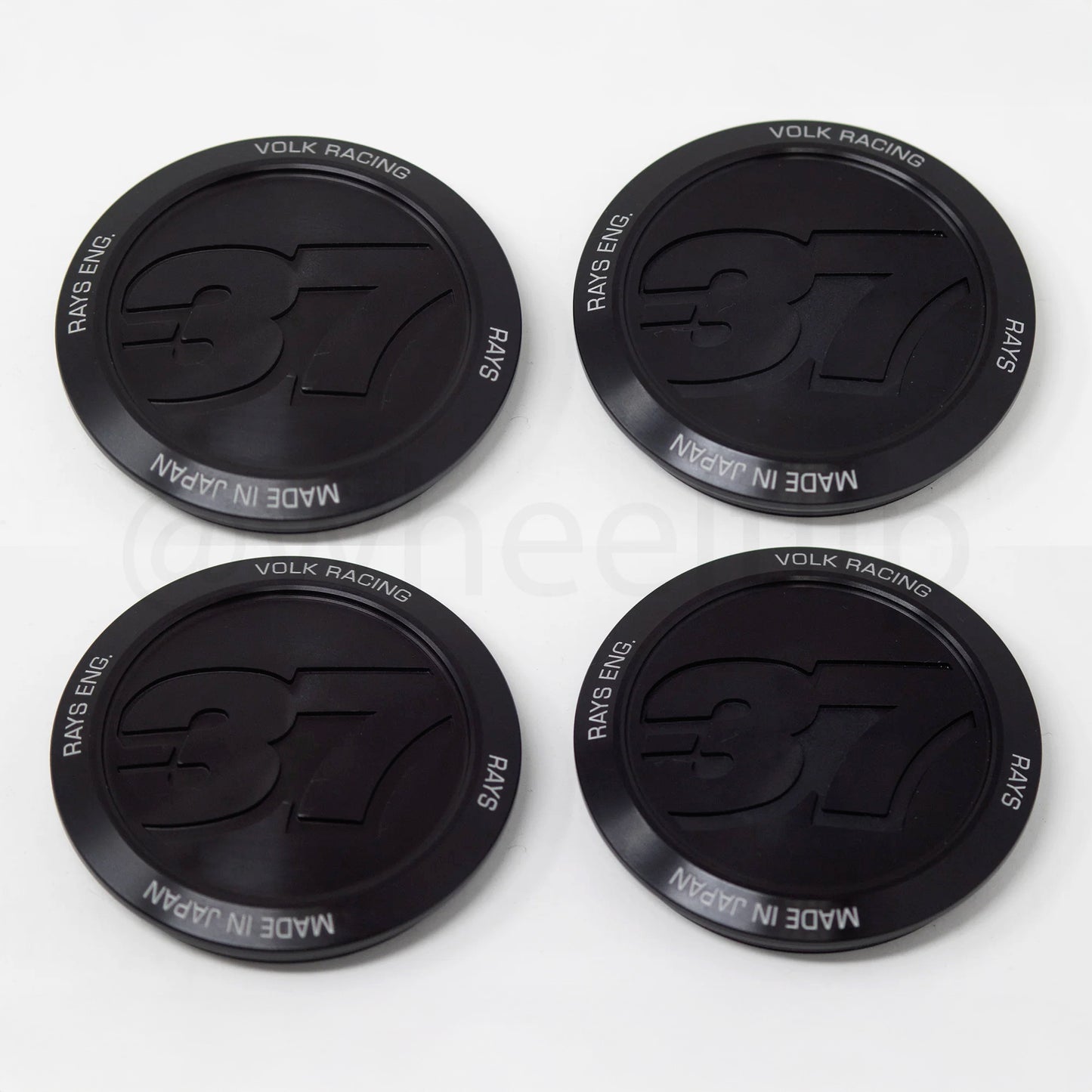Volk Racing #37 Center Cap - Almite Black (SET)