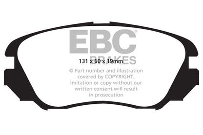 EBC Redstuff Front Brake Pads | 10+ Buick Allure (Canada) 3.0