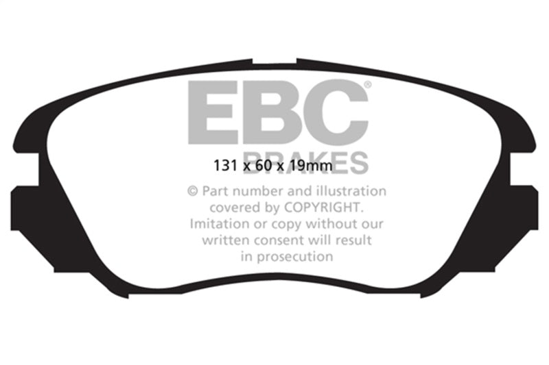 EBC Yellowstuff Front Brake Pads | 10+ Buick Allure (Canada) 3.0