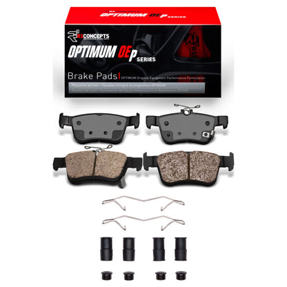 R1 Concepts Optimum OE Rear Pads & Hardware | Acura RDX (16-25) (2551-1878-01)