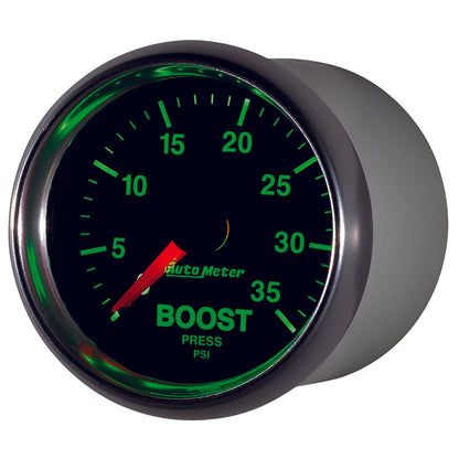 AutoMeter GS 2 1/16 inch 35PSI Mechanical Boost Gauge (3804)
