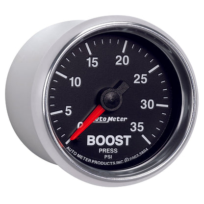 AutoMeter GS 2 1/16 inch 35PSI Mechanical Boost Gauge (3804)
